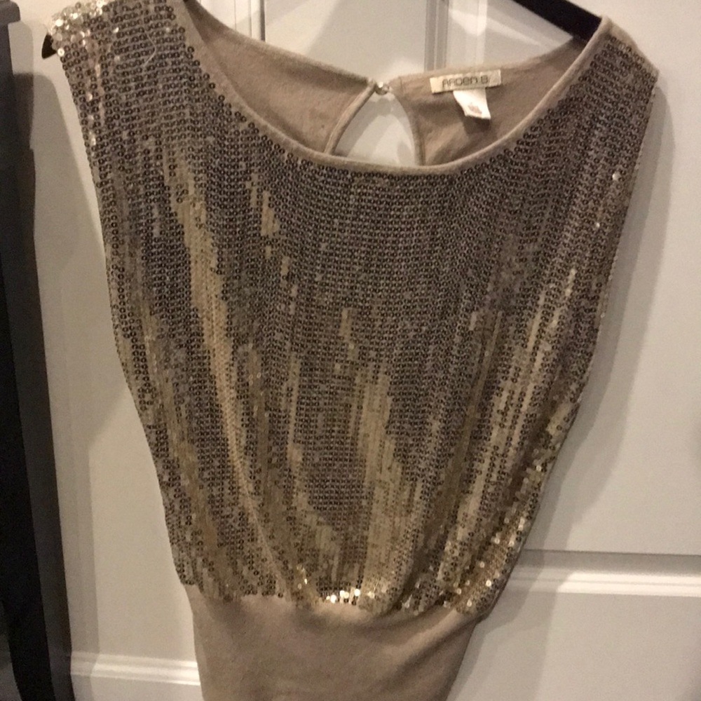 Gold Sequins sweater